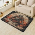 thumbnail image 2 of Samurai Area Rug - 3x5 Rug - Japanese Samurai Rug - Anime Theme Area Rug - Japan Black and Red Rugs - Boys Carpet, 2 of 7