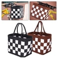 thumbnail image 4 of 13L Portable Felt Basket Bike Basket with Hand Straps Handbag for Bike Brown, 4 of 7