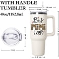 thumbnail image 2 of Nana Tumbler with Handle Lid and Straw,40 oz Best Nana Ever Vacuum Insulated Travel Coffee Mug CupTumbler,Mothers Day Gifts for Grandmother, 2 of 6