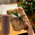 thumbnail image 3 of Cheapark 110 Yard Red & White Christmas Twine - Natural Cotton String for Gift Wrapping, Holiday Crafts, Tree Trimming & Festive Decor Projects, 3 of 6