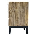 thumbnail image 5 of 17.7"W Rustic Reclaimed Solid Wood Nightstand with 3 Drawers, Quick Assembly Farmhouse End Tables Bedside Table Almost Fully Assembled, 5 of 9