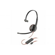 Poly Blackwire 3210 Monaural USB-C Headset +USBC/A Adapter