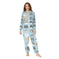 thumbnail image 2 of FORMRS Onesies Pajama for Adults Unisex Hoodie Winter Jumpsuit One Piece Sleepwear, Sizes S-2XL, Vibrant Cute Cat, 2 of 7