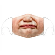 Face Mouth Nose Mask Cover Protection Reusable Cotton Blend Five Layer Filter Included Adjustable One Size Unisex Baby Face Design