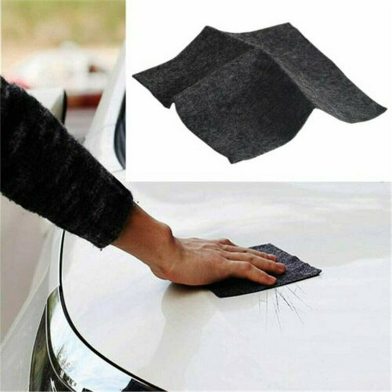 Ouzorp 4Pcs Nano Sparkle Cloth for Car Scratches Nano Magic Cloth Easy to  Repair Light Scratch Car Paint,Water Spots On Surface for All Car with
