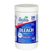Evolve Concentrated Bleach Tablet Bulk Size 240 Tablets 1 Pack Original Scent