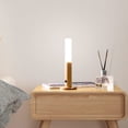 thumbnail image 5 of Rewera Aplique de Madera Recargable USB en Aplique de Madera con Sensor de Movimiento, apliques de batería inalámbricos de Color Blanco cálido con Interruptor, lámpara de Cama magnética, Funciona con, 5 of 5