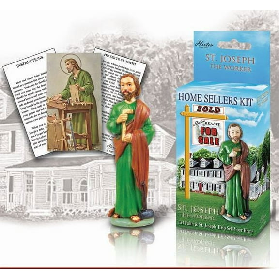 Small Catholic Saint Joseph Home Sellers Kit
