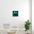 thumbnail image 2 of Stupell Industries Urban Sports Car Neon Graffiti Transportation Painting White Framed Art Print Wall Art, 2 of 7