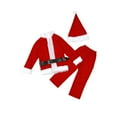 thumbnail image 3 of Disfraz de Papá Noel para niños, conjunto de traje de Papá Noel para niños y niñas XS, 3 of 9