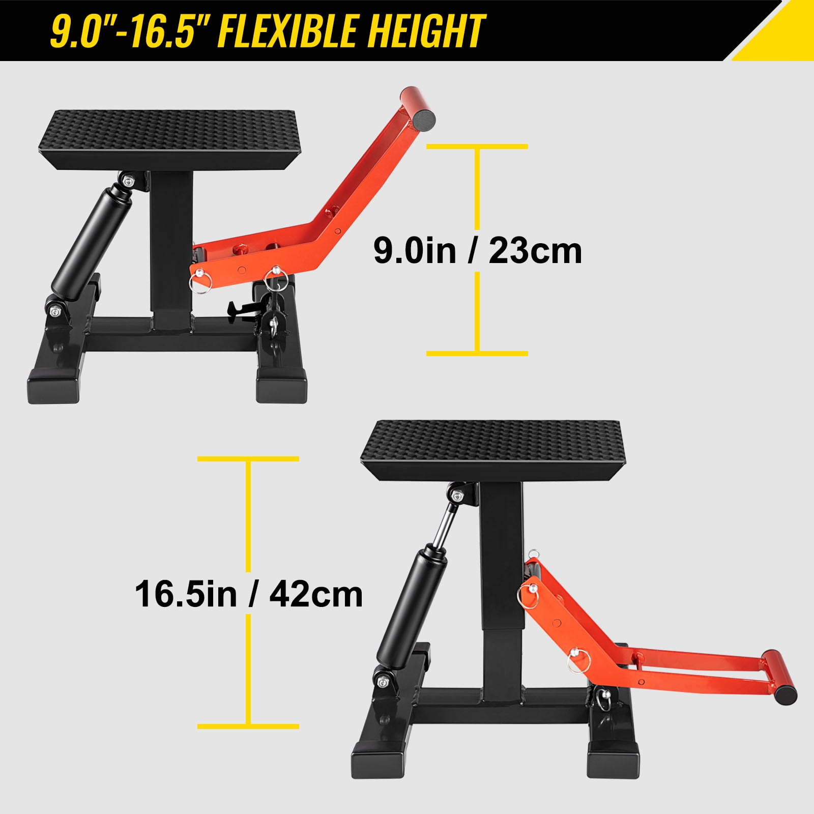 CHANGCHENG Motorcycle Dirt Bike Stand Jack Lift Table Height Adjustable  Heavy Duty Repair Hoist Rack Lifting 今だけ半額