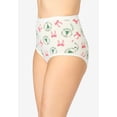 thumbnail image 4 of Comfort Choice Plus Size Full Coverage Stretch Cotton Brief 5 Pack, 4 of 5