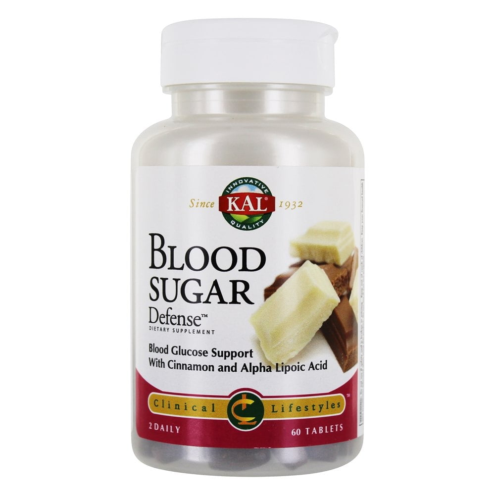 KAL Blood Sugar Defense Blood Glucose Support with Cinnamon and Alpha