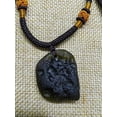 thumbnail image 6 of Moldavite Crystal Raw Czech Necklace,Meteorite Stone Certified Healing Crystal Pendant,Green, 6 of 7