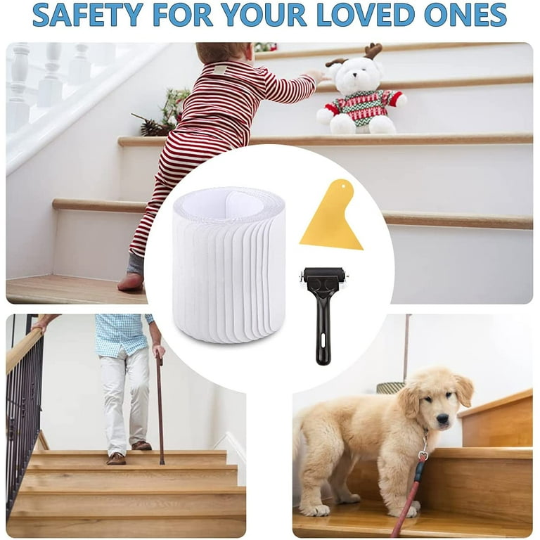 Non-Slip Tape for Stairs, CLEAR and Dog friendly – No-slip Strip