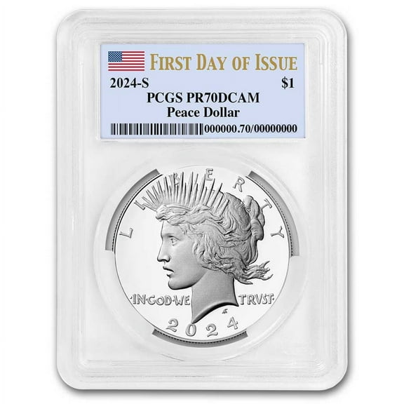 2024-S Proof Silver Peace Dollar PR-70 PCGS (First Day of Issue)