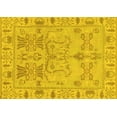 thumbnail image 1 of Ahgly Company Indoor Rectangle Oriental Yellow Traditional Area Rugs, 6' x 9', 1 of 4