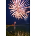 thumbnail image 2 of Fireworks Over A Body Of Water Poster Print, 2 of 2
