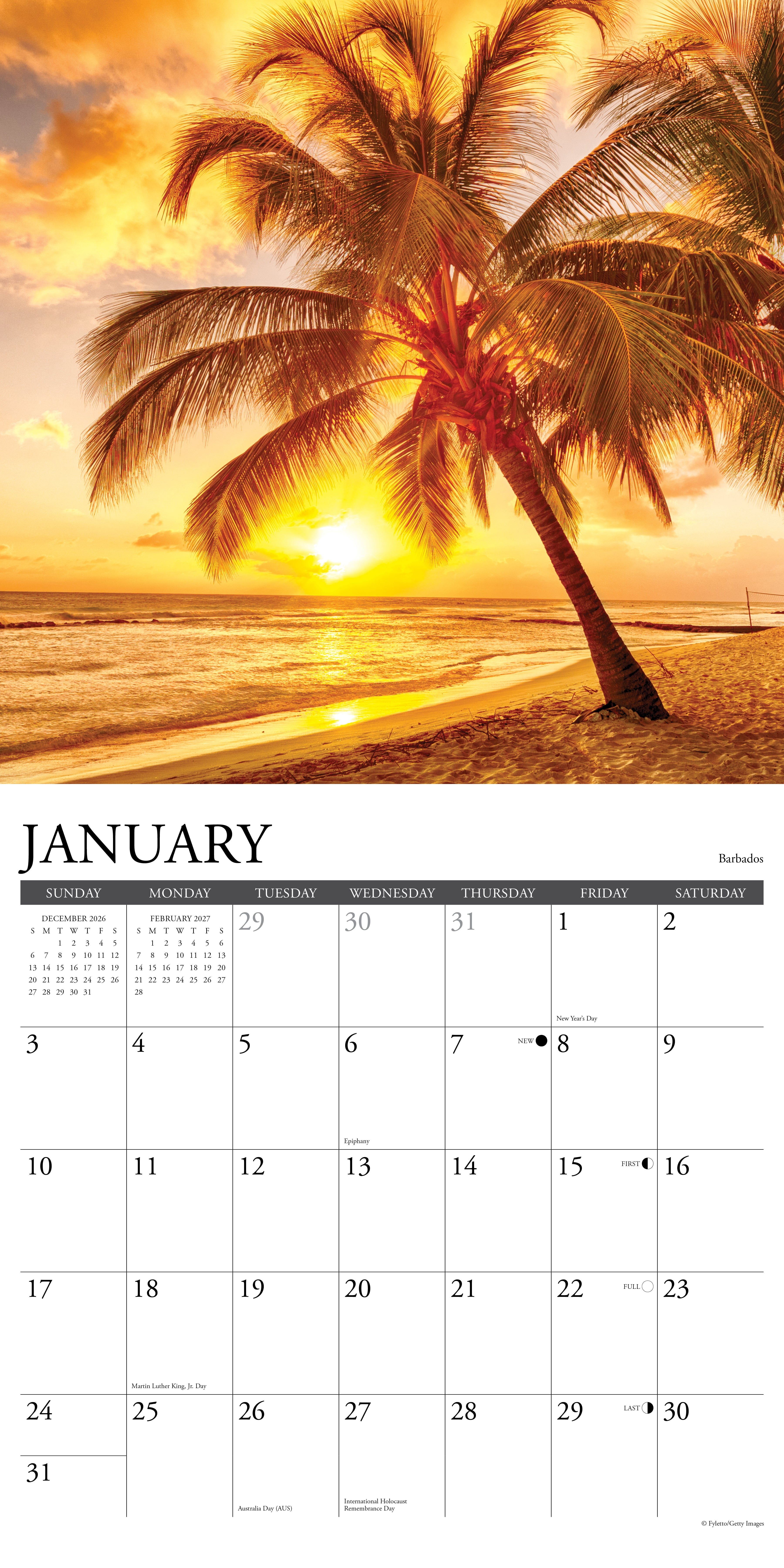Willow Creek Press, Ah,The Beach! 2027 Wall Calendar