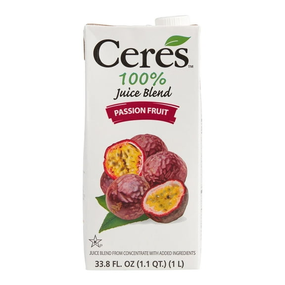 Ceres Passion Fruit Juice 33.8 oz 2 ea. Pack of 4