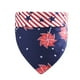 thumbnail image 5 of Toalla Tipo Bandana para La Saliva de Mascotas, Ideal para Perros y Gatos | Pañuelo Triangular Rojo, Blanco y Azul con El Día de La Independencia | Tejido de Poliéster Absorbente | Mantiene a Las Mas, 5 of 6