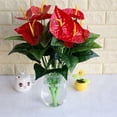 thumbnail image 1 of OUSITAID Display Mold 18Pcs Artificial Flowers Fadeless Versatile 18 Heads Fake Silk Flowers Home Decor, 1 of 7