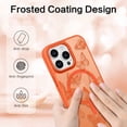 thumbnail image 4 of Funda BENTOBEN para iPhone 16 Pro Max Translúcida Naranja, 4 of 9