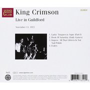 King Crimson - Live at Guildford 1972 - Music & Performance - CD