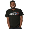 thumbnail image 4 of Puerto Rican Country Flag Se Levanta Men's Graphic T Shirt Tees Brisco Brands S, 4 of 4