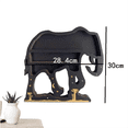 thumbnail image 2 of Elephant Crystal Wall Rack Wooden Wall Rack Crystal Display Storage Rack Hanging Floating Rack, 2 of 5