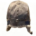 thumbnail image 3 of YUANxueke Trapper Hat for Men Winter Warm Suede Fuzzy Russian Ushanka Trooper Aviator Hats with Ear Flaps, 3 of 6