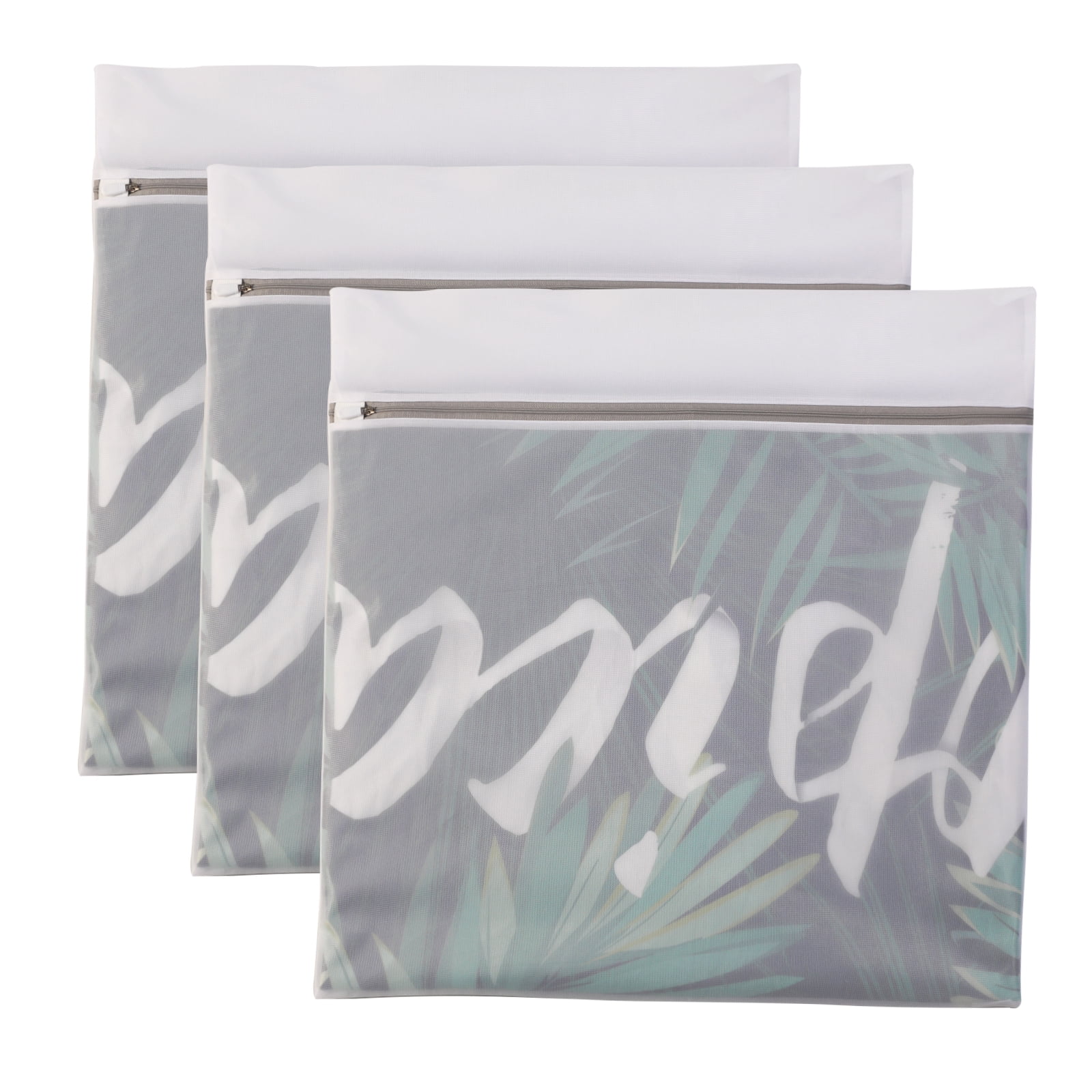 Set of 3 Fine Mesh Delicates Laundry Bags,Extra Large Durable Zipper