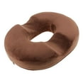 thumbnail image 1 of Coussin de Siège en Mousse à Mémoire de Forme Creuse Coccyx Café, 1 of 6