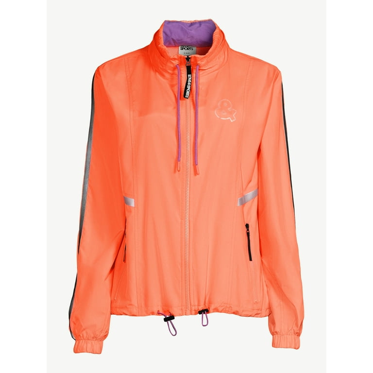 Love & Sports Women's Track Jacket with Hood - Walmart.com
