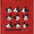 thumbnail image 2 of Men's Mickey & Friends Facial Expressions Graphic Tee Red Medium, 2 of 5