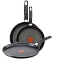 thumbnail image 1 of Sartenes 20 y 24 cm y Crepera T-fal Extra B3061082M1 Negro, 1 of 2