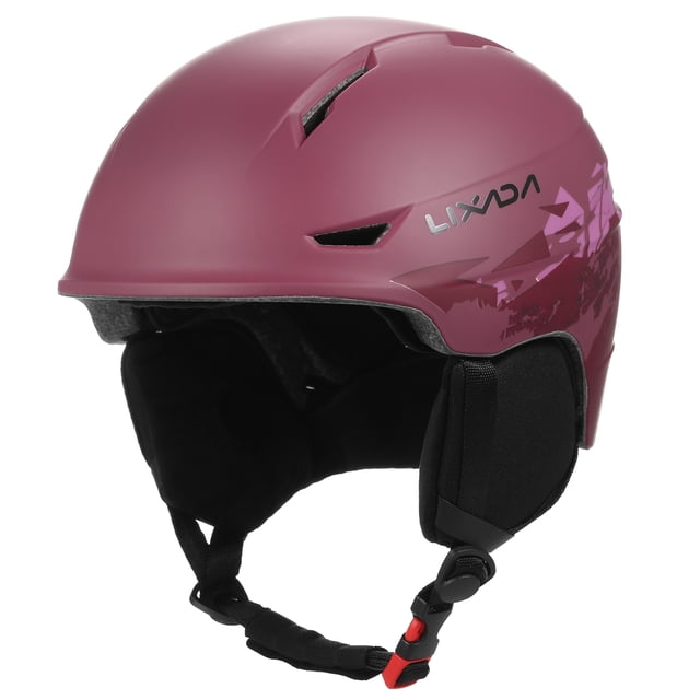 Casco de seguridad Casco de snowboard Lixada con orejera desmontable Hombres Mujeres Casco de esquí Lixada Casco de seguridad
