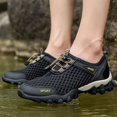 thumbnail image 5 of NOKIO Men Summer Mesh Sneakers Breathable Hiking Shoes Comfortable Walking Shoes Outdoor Travel Shoes Fashion Casual Sports Shoes Quick-Drying Bar𝖾𝖿oot Footwear for Beac𝗁 Wading, 5 of 6