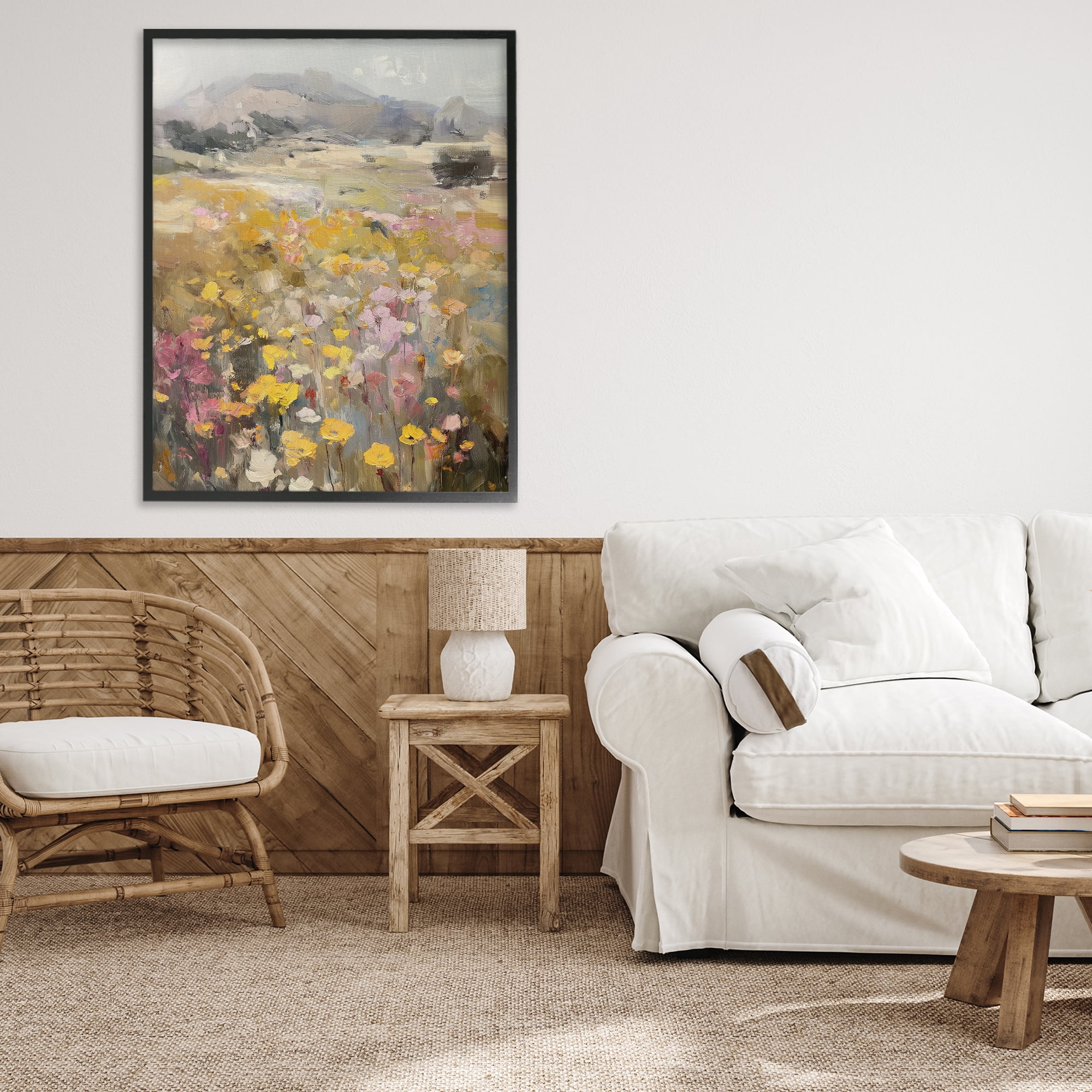 Stupell Industries Meadow's Heartbeat Abstraction Black Framed Giclee Art, design by Svetlana Aleynikova