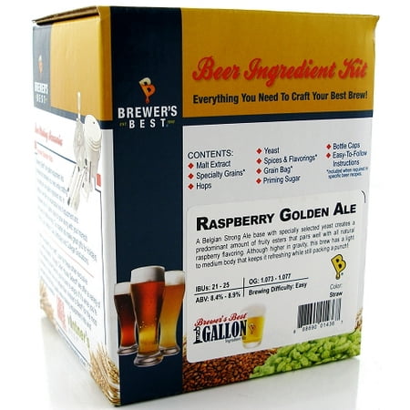 1 Gallon Brewers Best Raspberry Golden Ale