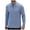 Deep Blue, variant on COOFAMDY Men's Henley Long Sleeve Shirt, Casual Lightweight Pullover Shirts Button Henley Collar Soft Stretch Basic Tees Fall Tops
