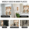 thumbnail image 4 of Colorful Leaf Window Curtain Floral Boho Botanical Vintage Watercolor Artistic Modern Rod Pocket 42" W x 63" L Curtains for Living Room Bedroom Bathroom Set of 2 Panels Rod Pocket Drapes, 4 of 6