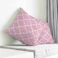 thumbnail image 3 of Pink Morocco Pillow Covers 20x20 Inch Decorative Throw Pillow Cover, Moroccan Boho Ethnic Abstract Grid Art Sofa Pillowcases Accent Cushion Case Home Decor Bedroom Living Room, 3 of 6