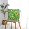thumbnail image 5 of Pofeuu St Patrick's Day6 Print Double-sided plush pillowcase Square Throw Pillow Covers Pillows Cover for Living Room Bedroom Sofa Couch Cushion Cover（No pillow core）-24"x24", 5 of 7