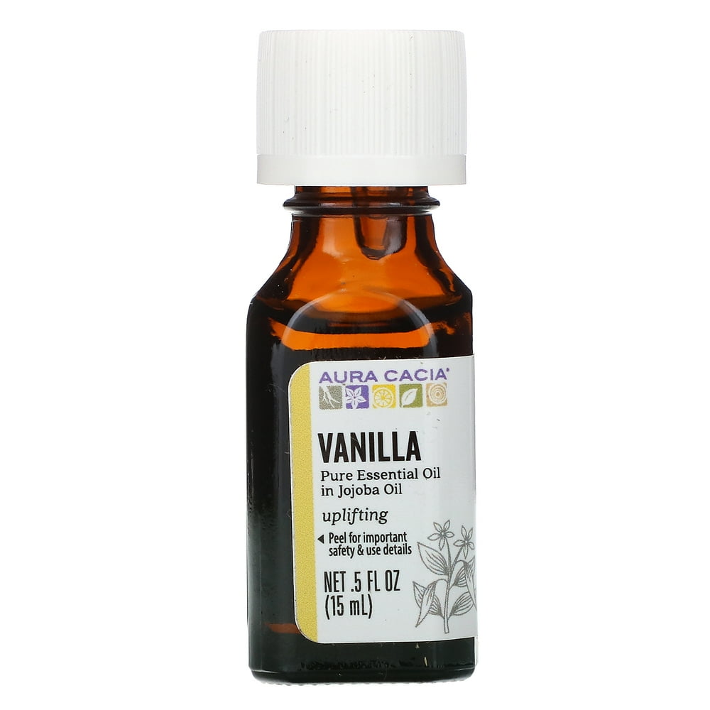 Aura Cacia Pure Essential Oil, Vanilla, 0.5 fl oz (15 ml)
