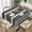 Gray Yellow, variant on Modern Bold Black White Stripe Soft Tablecloth Square Dinng Table Covers for Kitchen & Table Linens 52" x 52"