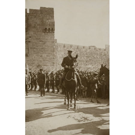General Edmund Allenby Leaving Jerusalem After Reading The Proclamation