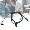 thumbnail image 6 of AOOOWER USB Type C Earbphone Single-Side Earphone USB C Earbud, Single-Earbuds with Microphone Spring Coils Reinforced Cord, 6 of 11