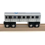 Munipals MP01-110A Wooden Subway Train New York City MTA NYC-A 8th Avenue Express
