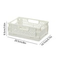 thumbnail image 3 of CasaChic Folding Desktop Storage Basket, Plastic Office Storage Box - Space Saving & Multifunctional for Home, Office & Small Items, 3 of 6